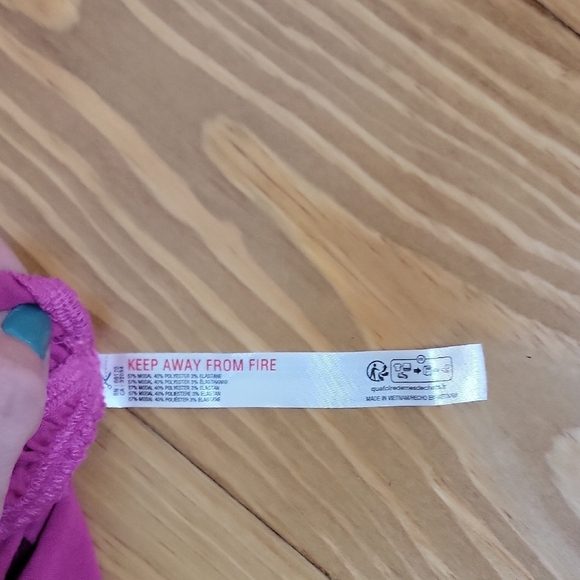 Anthropolgie Strapless Magenta Dress Size Xsmall - Picture 6 of 6